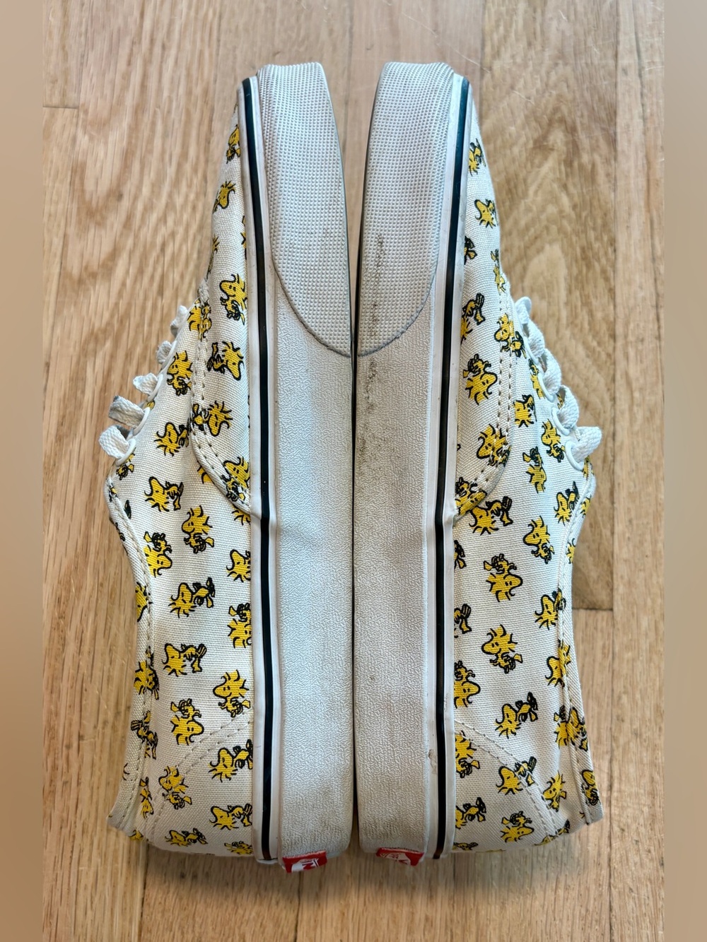 Vans x Peanuts 2017 Woodstock Authentic White Yellow Sneakers Women’s 8 Men’s 6 - Picture 10 of 14